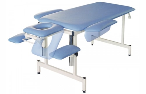 Стационарный массажный стол Fysiotech Standard Fix 60 см, синий