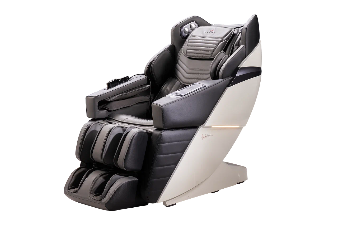 Массажное кресло Casada CMS-570 AlphaSonic 3 White Black