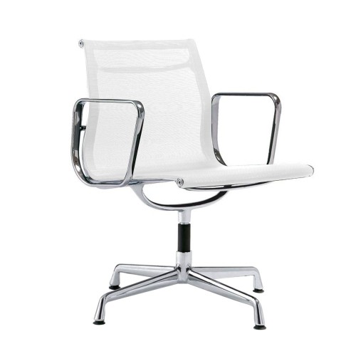 Эргономичное кресло Eames Netweave Conference Chair EA 108, белая сетка