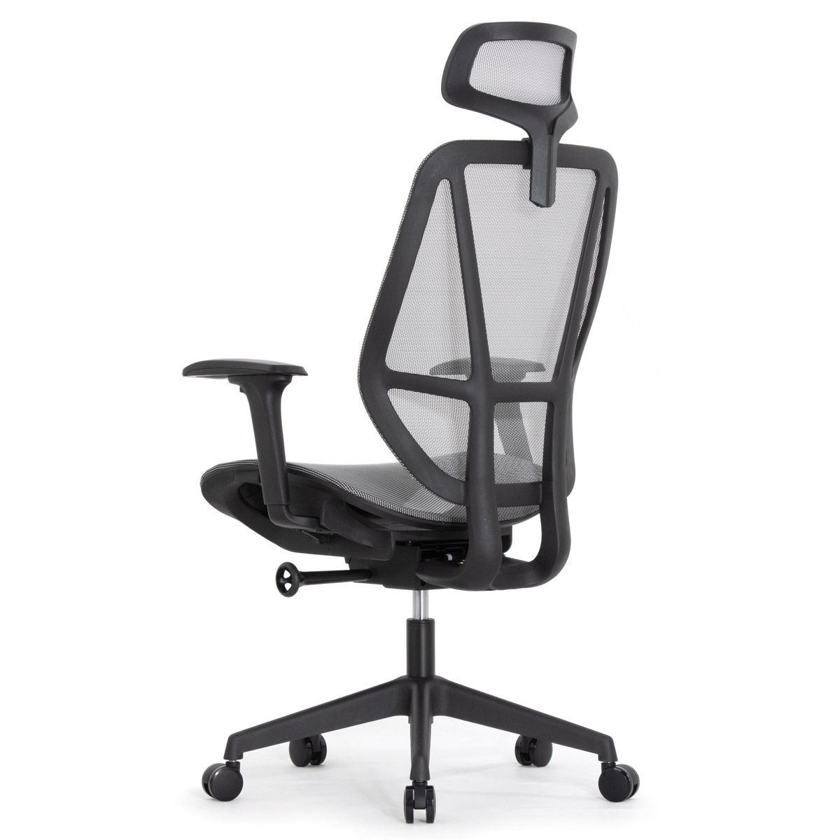 Эргономичное кресло Falto HOP ECO (удлинённое сиденье, сетка, серый)