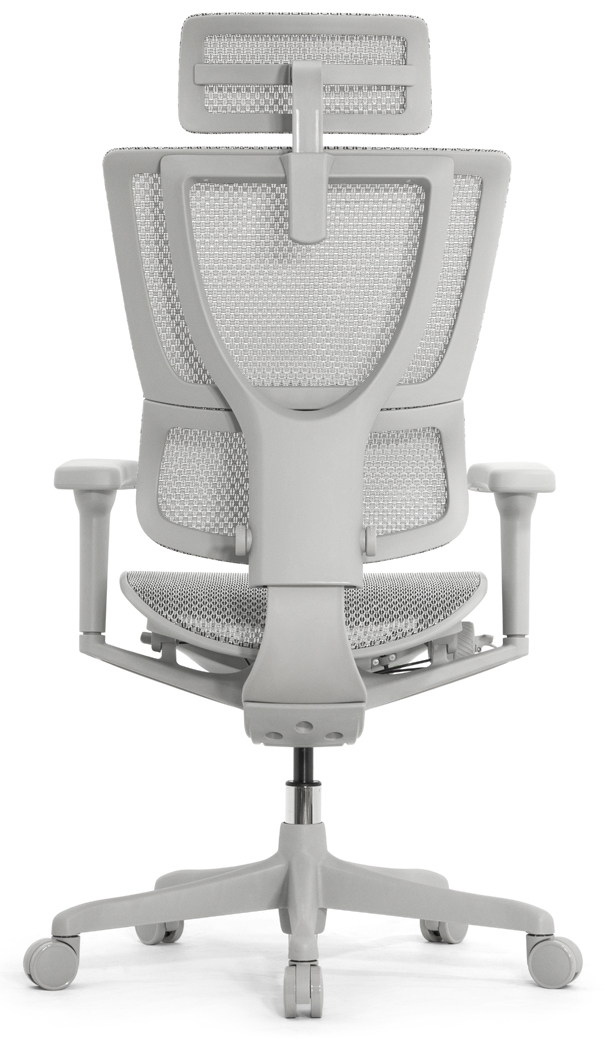 Эргономичное кресло Falto IOO Ultra (наклон вперёд, сетка, серый)