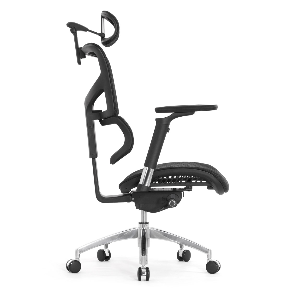 Эргономичное кресло Falto Sail Art 2 (подлокотники 6D (360), сетка, чёрный)