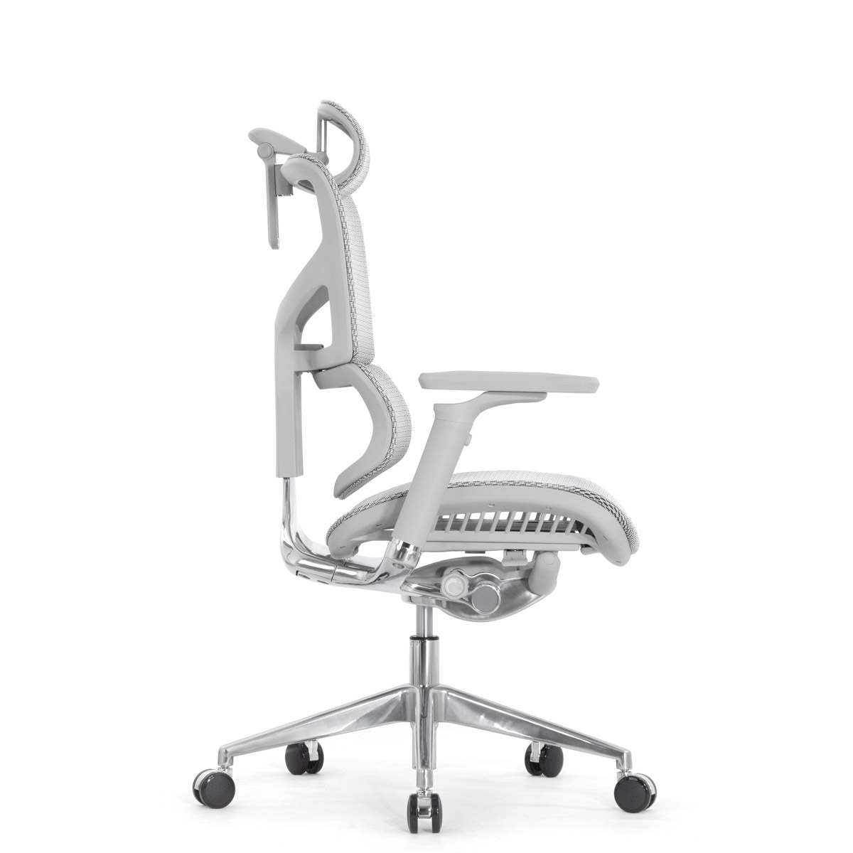 Эргономичное кресло Falto Sail 2 (динамичный поясничный упор, подлокотники 6D (360), сетка, светлый)
