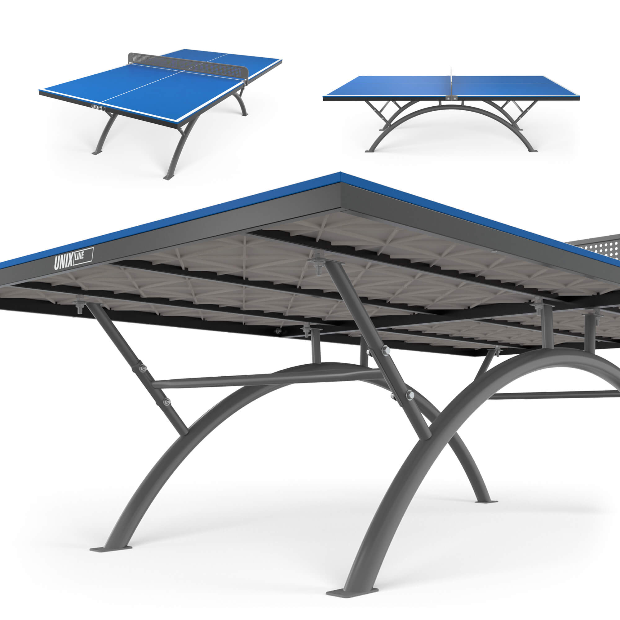 Теннисный стол UNIX line 14 мм SMC (Blue / Grey)