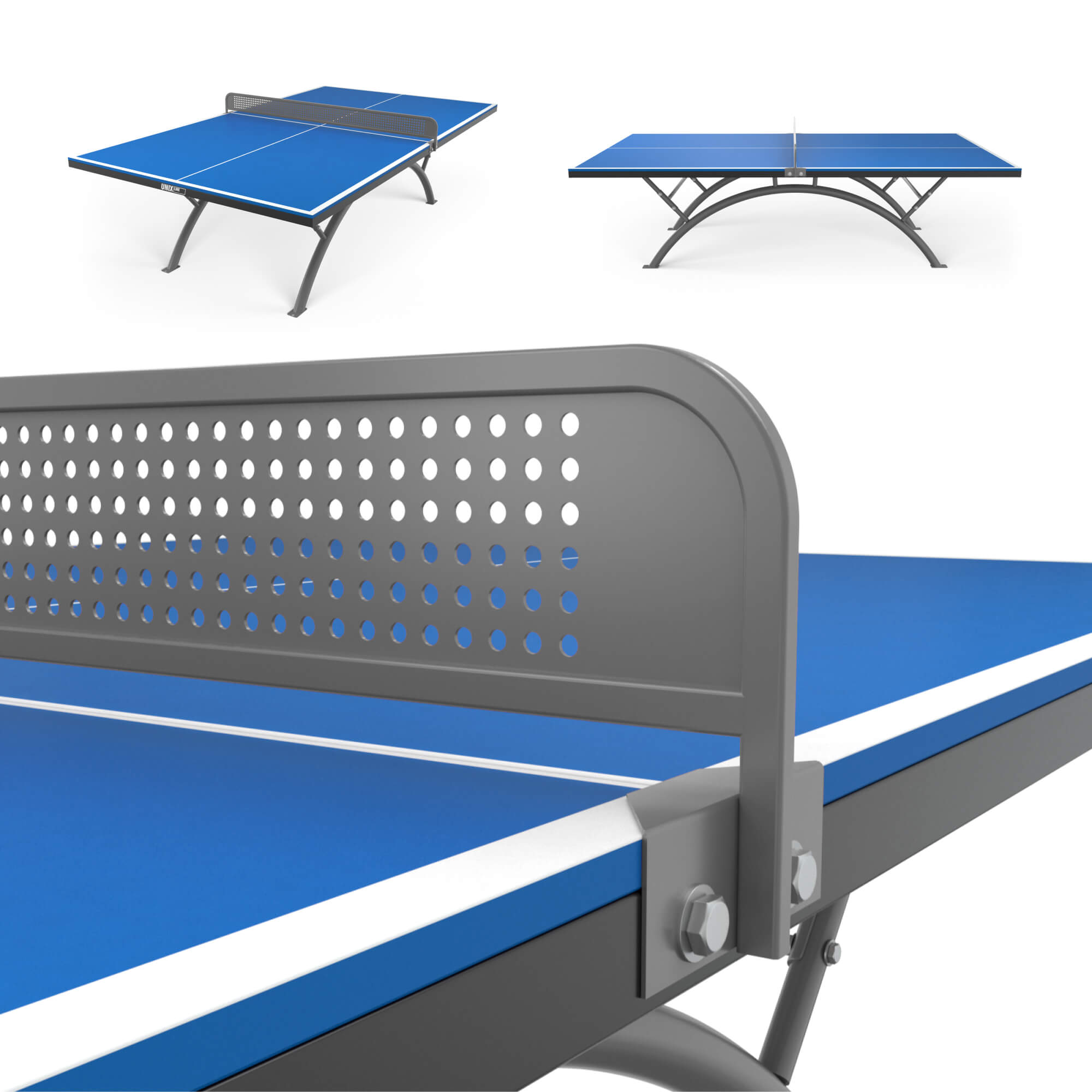 Теннисный стол UNIX line 14 мм SMC (Blue / Grey)