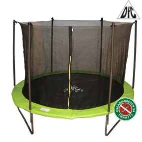 Батут DFC JUMP 12 ft apple green складной, сетка, чехол, 366 см