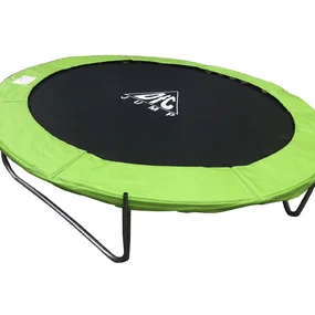 Батут DFC JUMP 12 ft apple green складной, сетка, чехол, 366 см