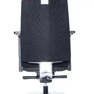 Эргономичное кресло Falto TRONA 1702-18H Fighter black 60999 (черный каркас / черная ткань / АЛ крестовина)