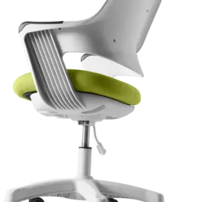 Детское эргономичное кресло Falto ROBO (слайдер сиденья, подножка, ткань, зелёный)