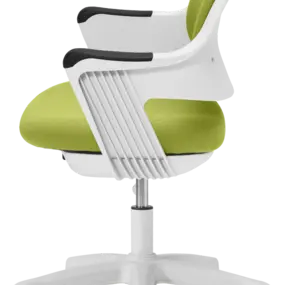 Детское эргономичное кресло Falto ROBO (слайдер сиденья, подножка, ткань, зелёный)