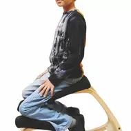 Коленный стул SmartStool Balance чёрный