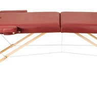 Складной массажный стол Atlas Sport 2-с, 70 см, деревянный (бургунди)