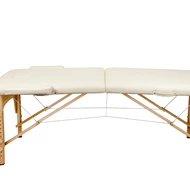 Складной массажный стол Atlas Sport 2-с, 70 см, деревянный (бежевый)