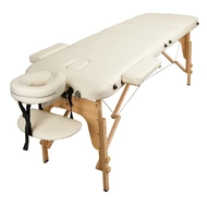 Складной массажный стол Atlas Sport 3-с, 70 см, деревянный (бежевый)