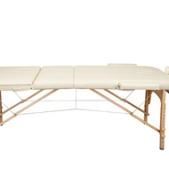 Складной массажный стол Atlas Sport 3-с, 70 см, деревянный (бежевый)