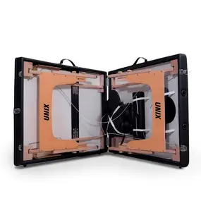 Складной массажный стол Unix  Standard 3 Section Black