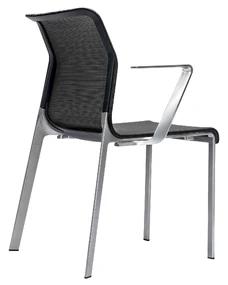 Эргономический стул Soho Design Pegus (с подлокотниками сетка), чёрный