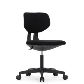 Эргономичное кресло Falto Rookie (регулируемая спинка, ткань, чёрный)