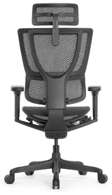 Эргономичное кресло Falto IOO Ultra (наклон вперёд, сетка, чёрный)