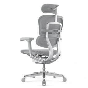 Эргономичное кресло Falto Ergohuman 2 Elite (алюминий, наклон вперёд, сетка, серый)