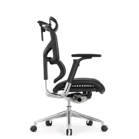 Эргономичное кресло Falto Sail 2 (динамичный поясничный упор, подлокотники 6D (360), сетка, чёрный)