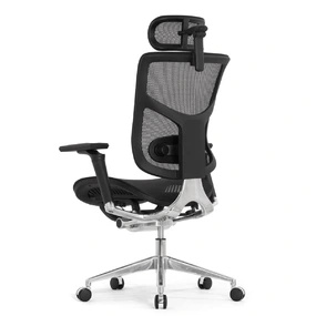 Компьютерное кресло Falto Star Ergo 2 (2D поясничный упор, подлокотники 6D (360), сетка, чёрный)